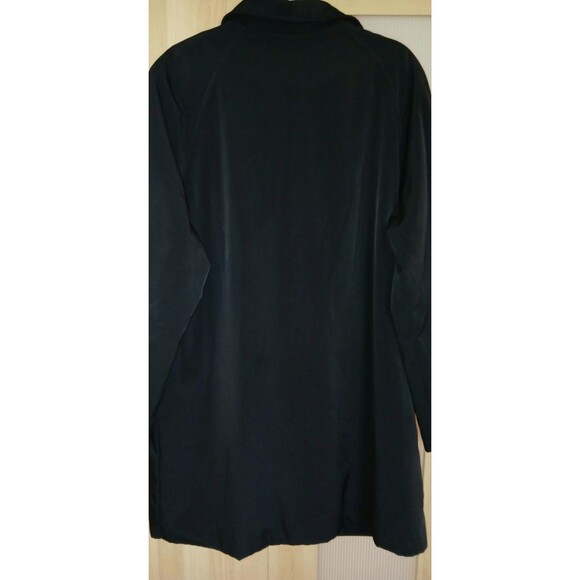 Van Heusen Women's Classic Black Jacket LARGE Mid-Length Oversized Mid-Weight - Picture 6 of 8